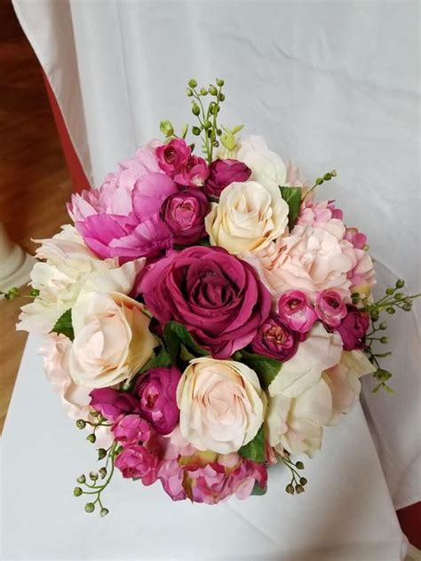 Only The Highest Quality Silk Flowers Have Been Included This Bouquet