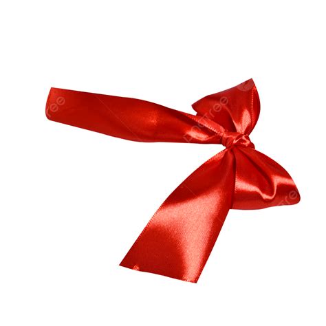A Red Bow Red Satin Reflective Bow Png Transparent Image And Clipart