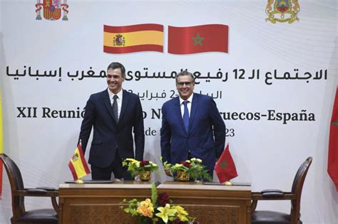 Aziz Akhannouch Maroc Espagne Pedro Sanchez Roi Mohammed Vi H Info Ma