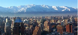 Google Map of Santiago de Chile, Chile's capital city - Nations Online ...