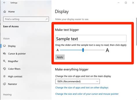 How To Change The Font Size On A Windows 10 Computer Business Insider