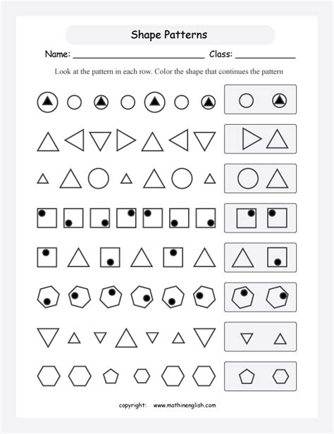 Number Pattern Worksheets Grade 3 Worksheets For Kindergarten