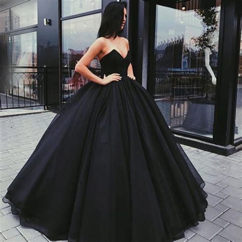 Siaoryne Lp051874 Black Sweetheart Corset Ball Gown Prom Dress 2022ve