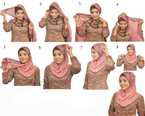 Cara Pakai Shawl Terkini 2017