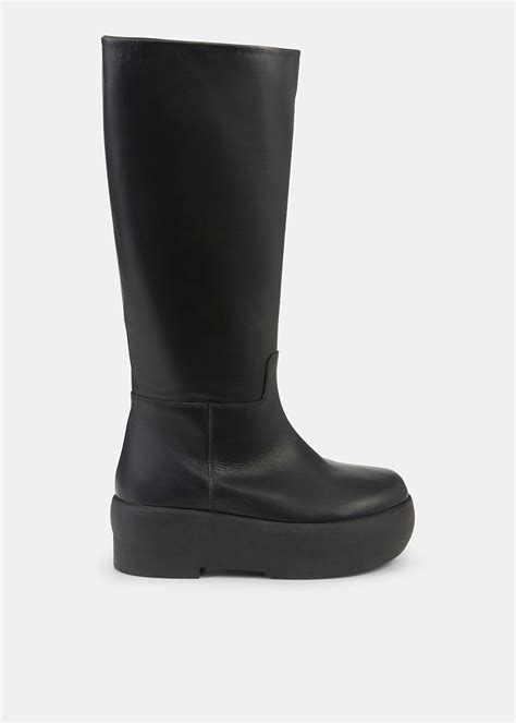 Shop Gia Borghini Gia 16 Black Tubular Boots Harrolds Australia