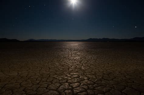 Free Stock Photo Of Desert Landscape Moon