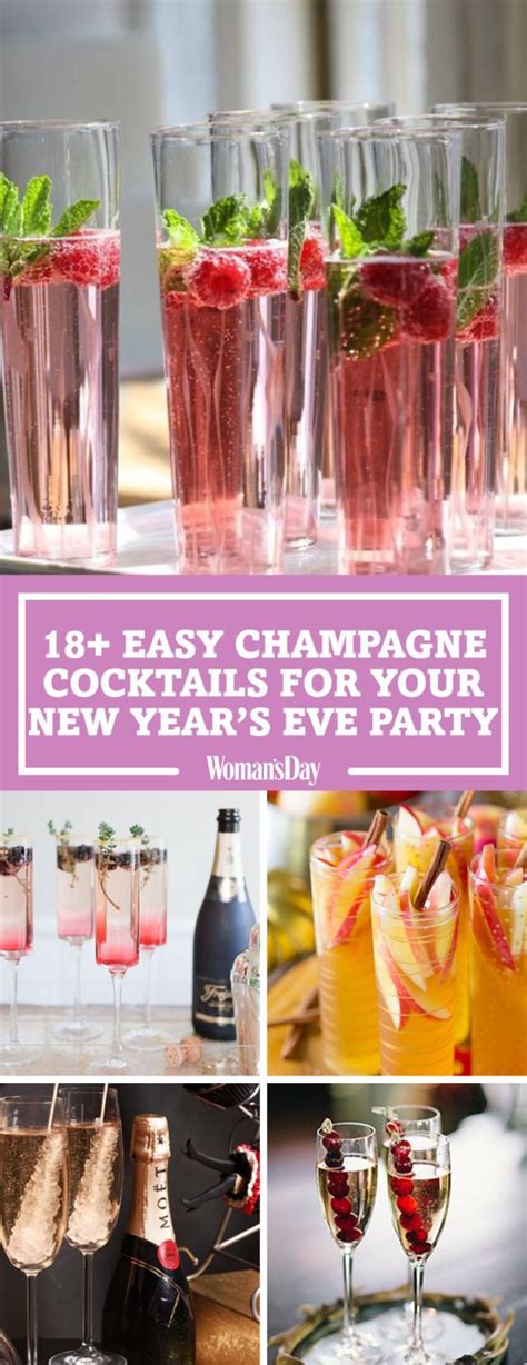 20 Easy Champagne Mix Ins Your New Years Eve Party Needs Champagne