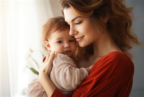 Premium Ai Image Photo Of Smiling Baby And Mother Happy Baby And