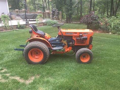 Kubota B 7100 Tractor 4x4 With 60 Inch Belly Mower Tractors Tractors
