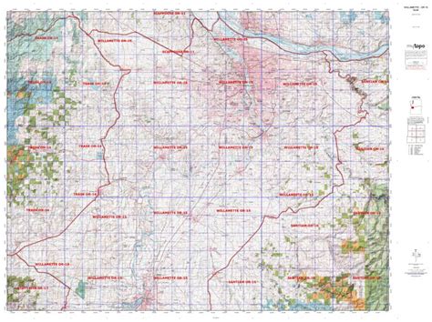 Oregon Unit 15 Topo Maps Hunting And Unit Maps Huntersdomain