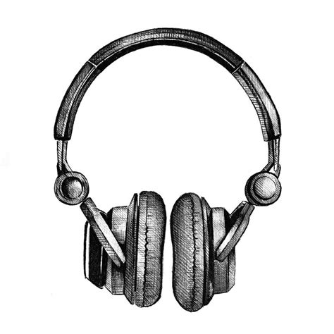 Headphones Art Headphones Drawing Music