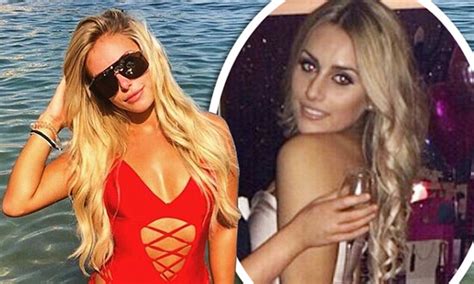 Love Islands Ellie Brown Sets Pulses Racing In Sultry Red Swimsuit During Monaco Break Daily