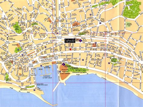 Mapa De Cannes Mapas Cannes