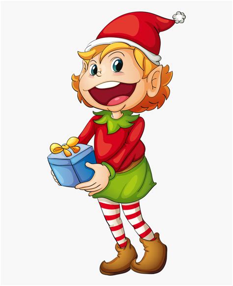 Animated Christmas Elf  Free Transparent Clipart Clipartkey