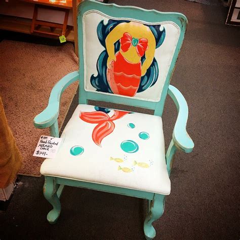 Awesomely Adorable Handpainted Mermaid Chair From Vendor 1 Flickr
