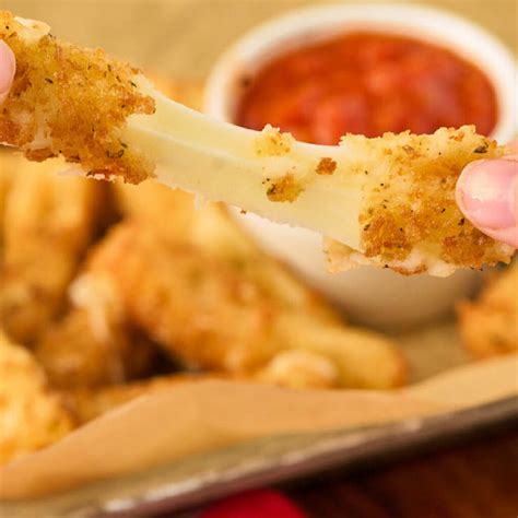 Delicious Deep Fried Mozzarella Sticks