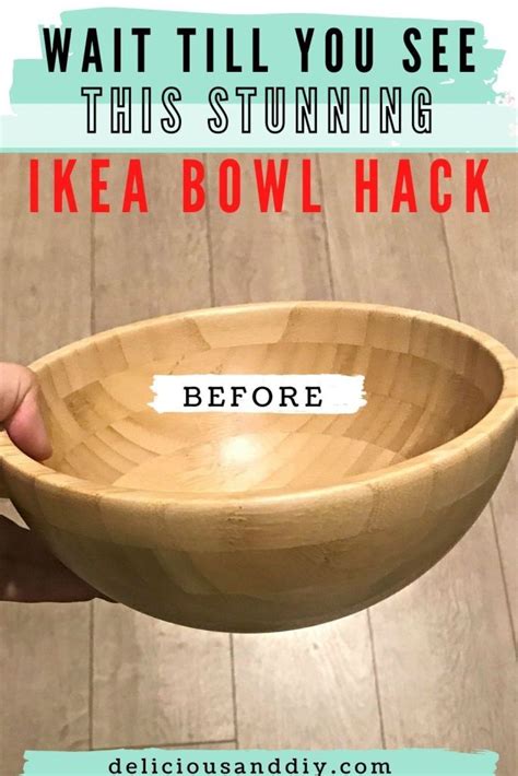 Diy Ikea Wood Bowl Candle Anthropologie Inspired Delicious And Diy