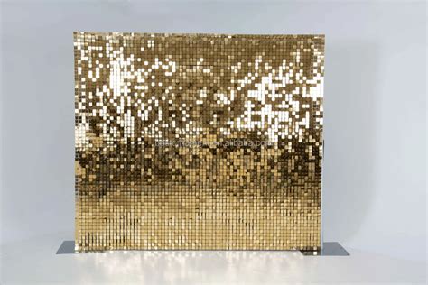30 X30cm Gold Panel Shimmer Sequin Wall Backdrop Panel Buy Sequin