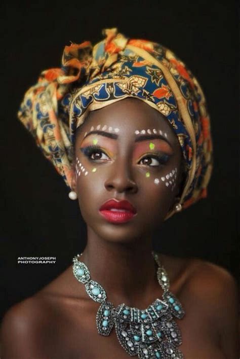Pin De Amney N Em Women Maquiagem Africana Tribos Africanas