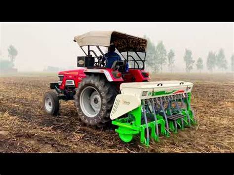 Zero Till Seed Drill Youtube