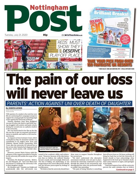 Nottingham Post July 21 2020 Newspaper Get Your Digital Subscription
