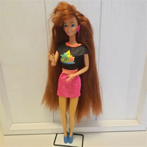 Vintage 1993 Glitter Hair Barbie Redhead 10968 Mattel Original Barbie Outfit 2999 Picclick