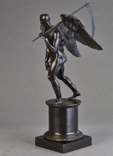 A Bronze Statue Of Kronos Cronus Circa 1820 Artlistings