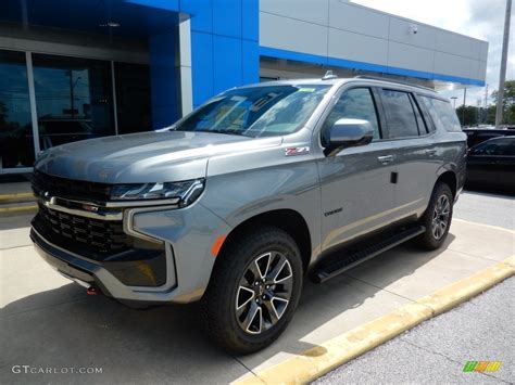 Satin Steel Metallic 2021 Chevrolet Tahoe Z71 4wd Exterior Photo