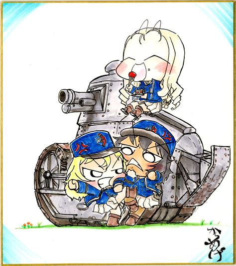 Safebooru 3girls D Absurdres Andou Girls Und Panzer Anger Vein Angry Bc Freedom Emblem