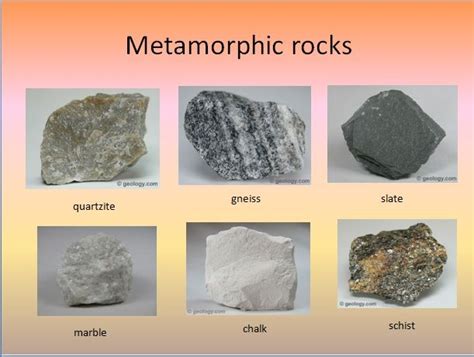 Metamorphic Examples Geology Rocks Metamorphic Metamorphic Rocks