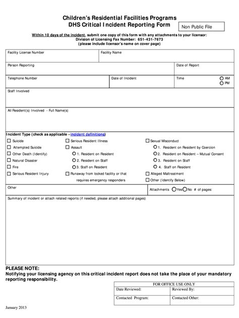 Emergency Report Template Fill Out And Sign Online Dochub