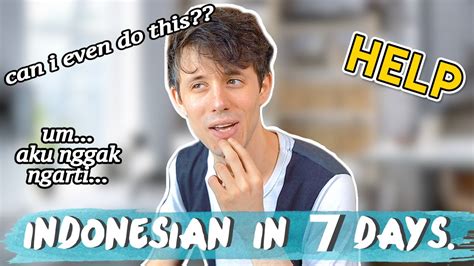 Can You Learn To Speak Indonesian In 7 Days 😳 Youtube