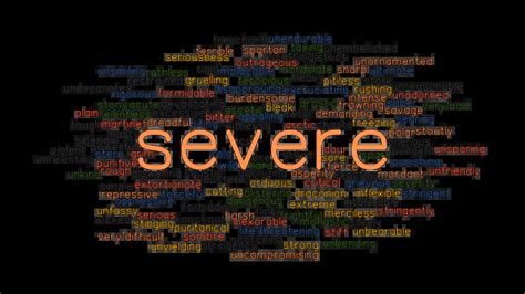 Severe Synonyms And Related Words What Is Another Word For Severe