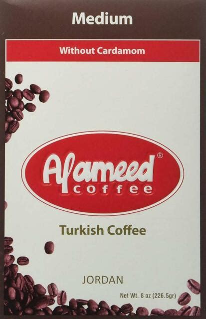 Al Ameed Gourmet Turkish Ground Coffee Medium Roast Authentic