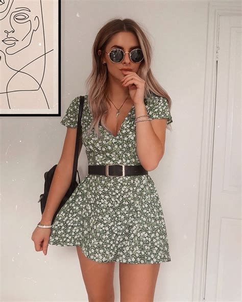 Floral Dress Outfit Idea Ig Fashioninflux Grunge Look Style