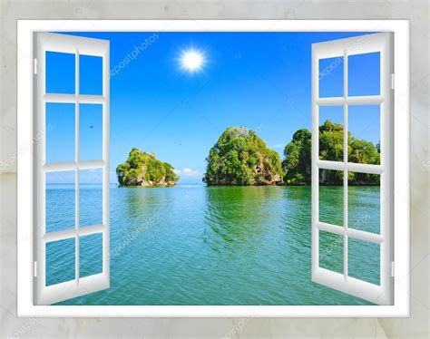 Ocean View Window Stock Photo By ©db Rus 109066770