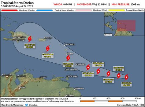 Tropical Storm Dorian Could Become A Hurricane In The Caribbean Next Week