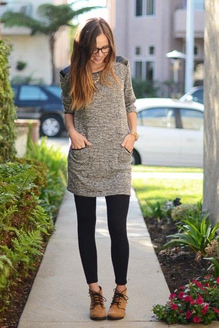 My Top 5 Go To Outfits For Fall Outfits With Leggings Tunic Dress