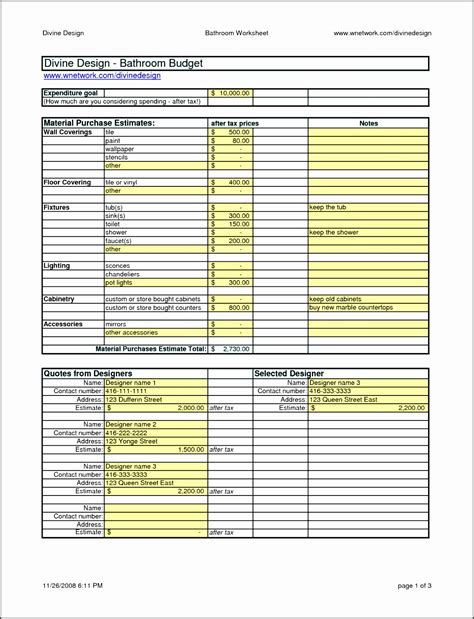 14 Interior Design Cost Estimate Template Ideas Theassessmentcentre