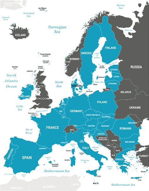 Eu Map 2020 Map Of The Eu