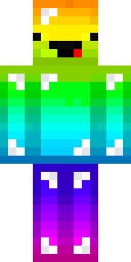 Derpy Rainbow Minecraft Skin🌈🌈🌈 Minecraft Skins Rainbow