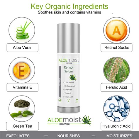 Glycolic acid and retinol can be used together for normal or oily skin. Retinol and Hyaluronic Acid Serum (.5oz) | AloeMoist Organics