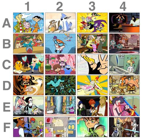Cartoon Network Old Shows Names List Images