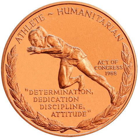 Jesse Owens Bronze Medal Reverse Museum Of American Finance