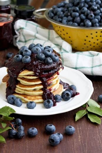 Blueberry Ricotta Pancakes Happy Kitchen