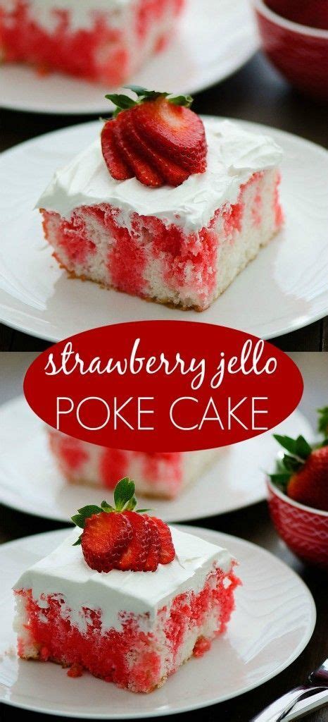 Beeton's book of household management, 1907. Strawberry Jello Poke Cake | Recipe | Cake, Poke cakes and ...