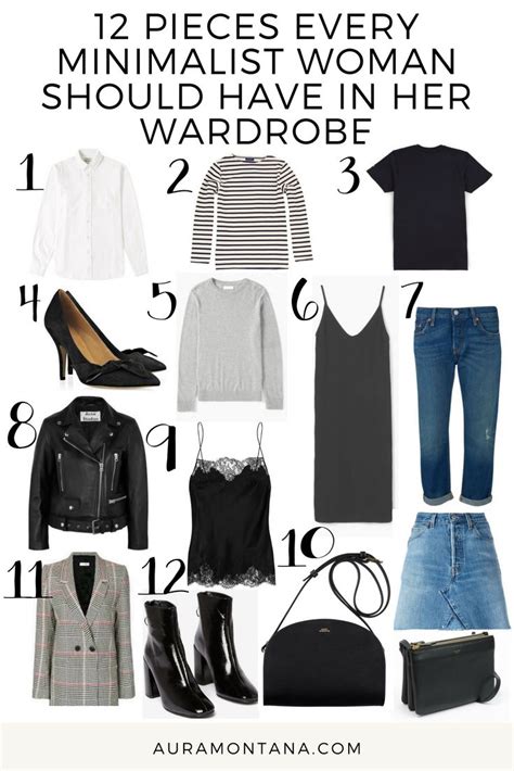 12 pieces every minimalist woman should have in her wardrobe simple style slow fashion
