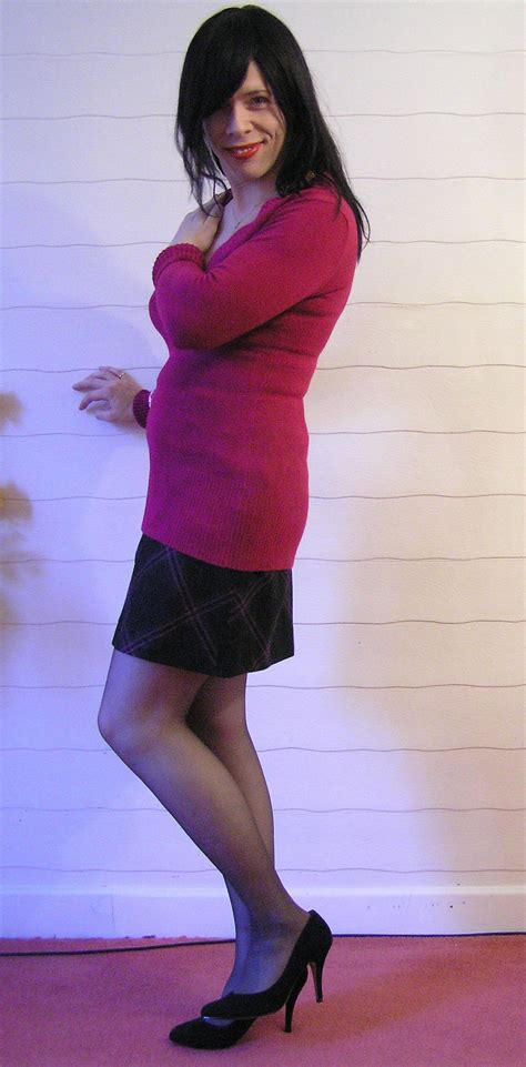 Tgirls On Flickr Rachel Louise In Miniskirt
