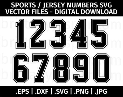 Visual Arts Collage Craft Supplies And Tools Number Svg Numbers Cut File