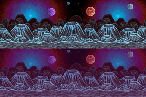 Planet Pixel Art 2d Game Backgrounds